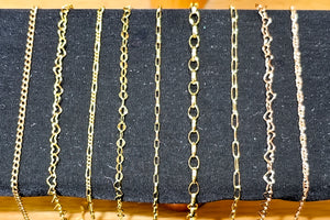 Permanent Jewelry - Gold-Fill Bracelet Selection