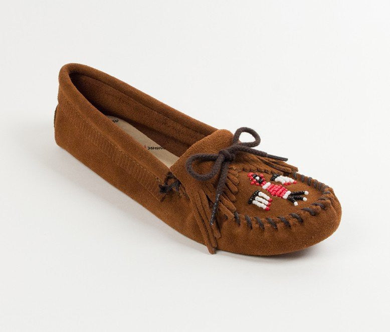 Moccasin - Thunderbird Softsole In Suede By Minnetonka