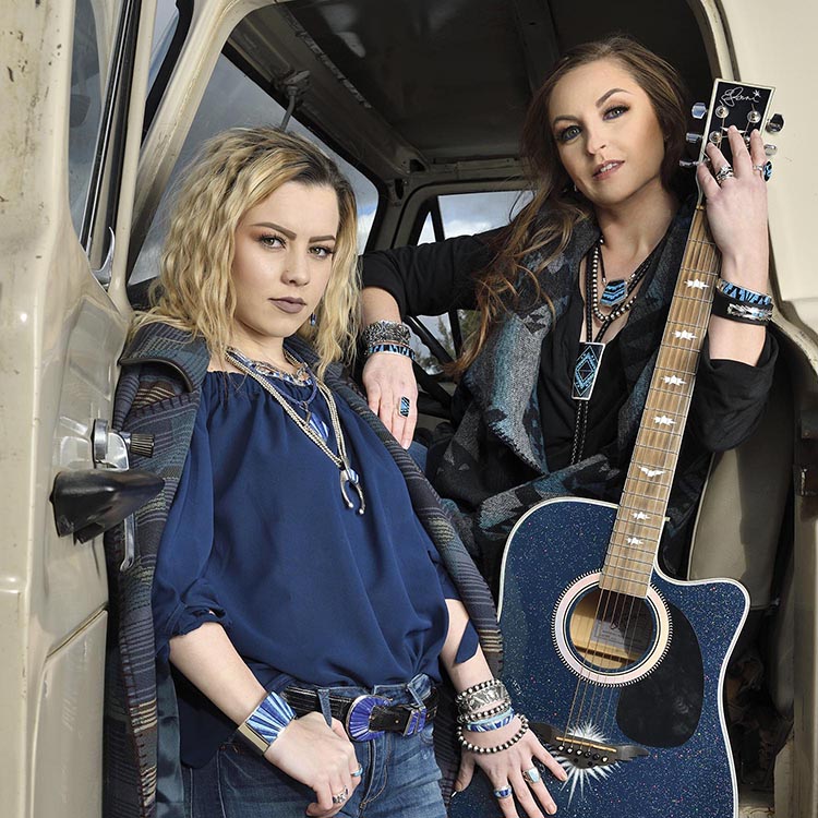 turquoise and brown outfit