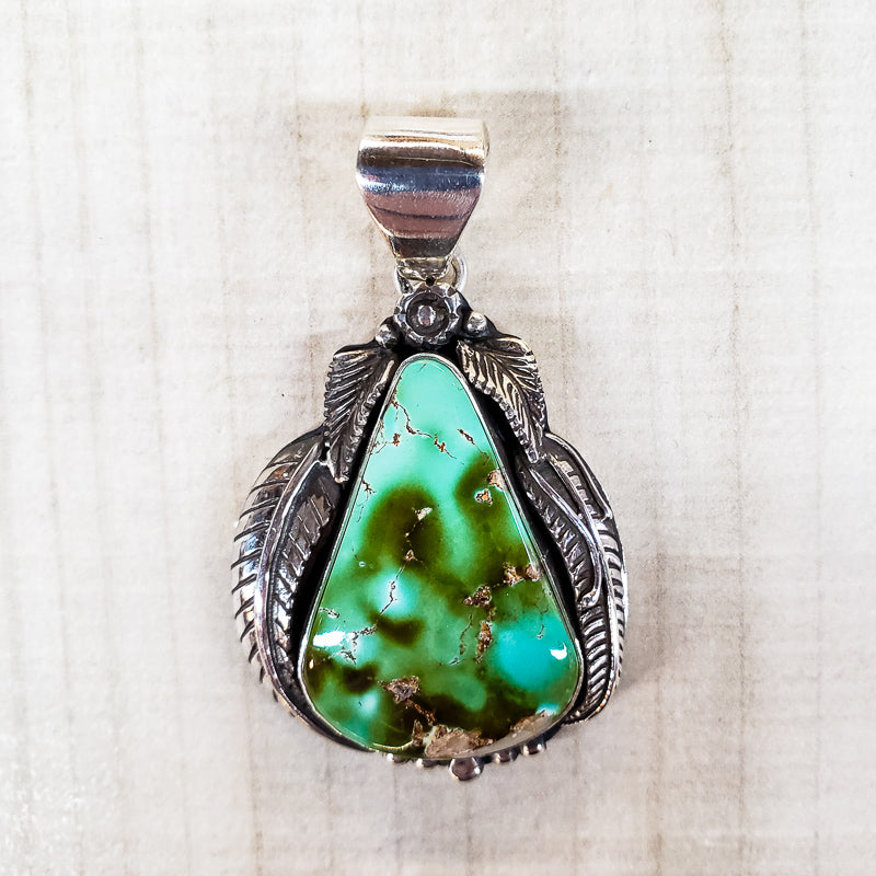 Royston Turquoise Pendant by Gary Glandon