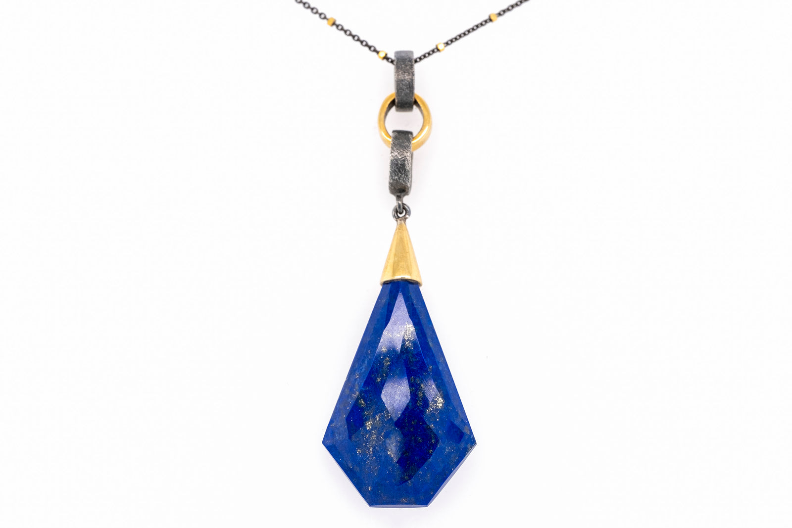 Bora Lapis Mystique Silver and Bronze Pendant