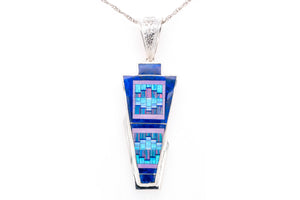 David Rosales Raincloud Lapis Pendant