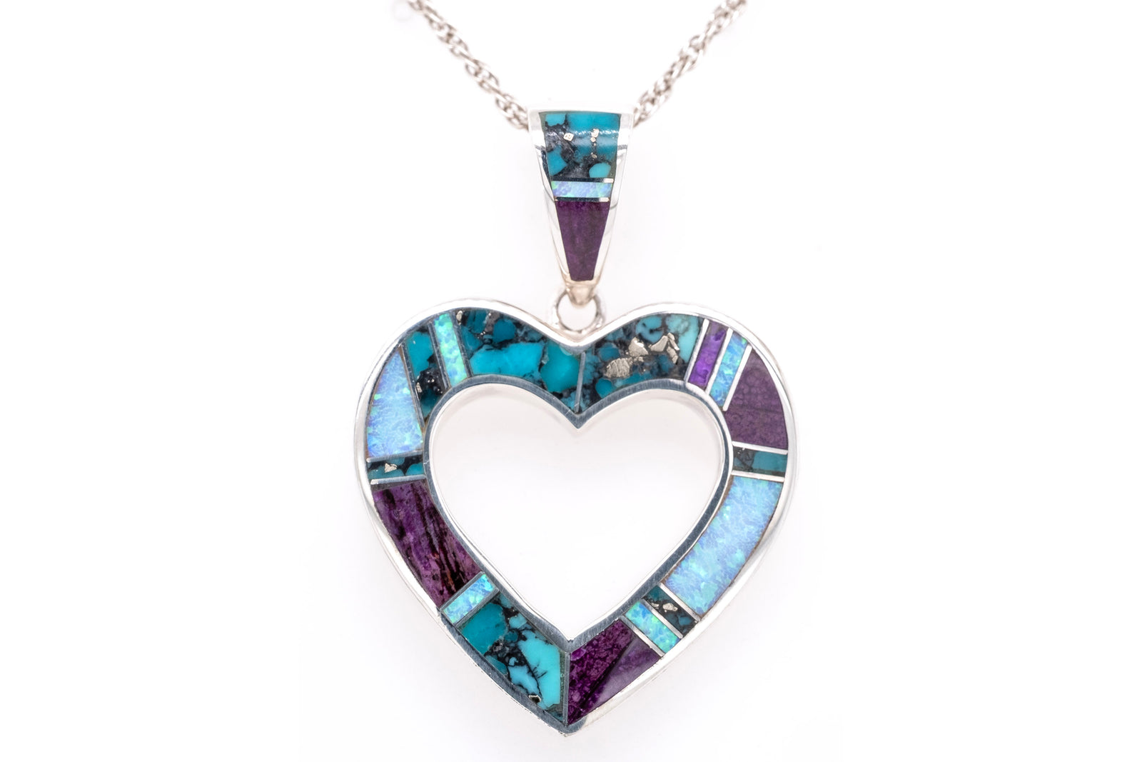 David Rosales Shalako Heart Pendant