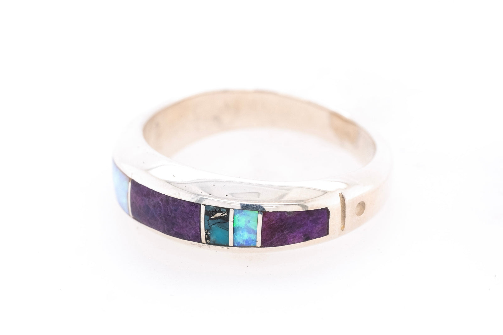 David Rosales Shalako Inlay Band Ring - Front