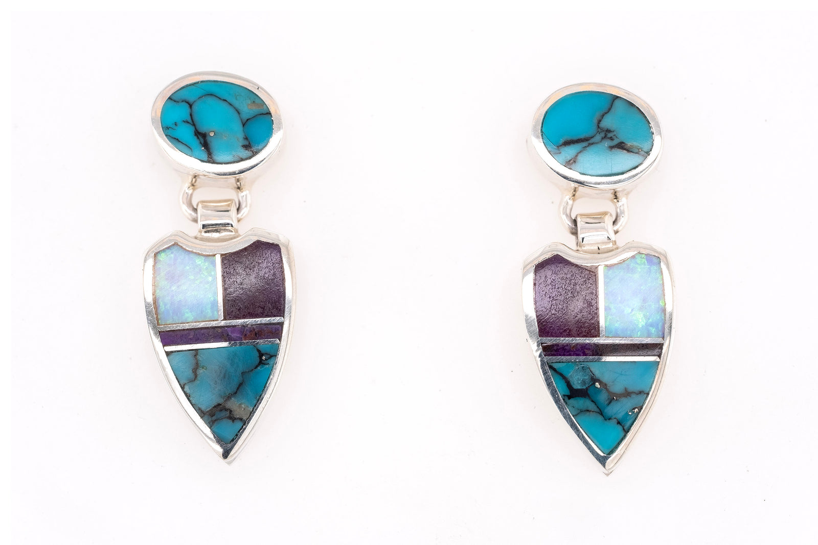 David Rosales Shalako Two-Piece Dangle Earrings