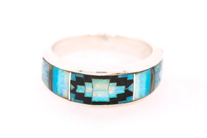 David Rosales Stardust Band Ring - Front