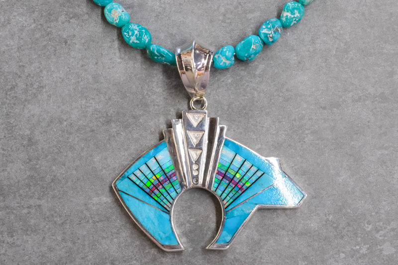 Native American TURQUOISE Necklaceturquoise Heishi Necklace,vintage Navajo  Handcrafted Turquoise Necklace,vintage Turquoise Necklace,chunky - Etsy
