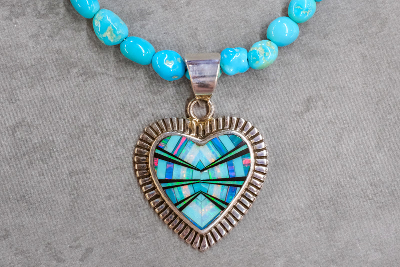 David Rosales Stardust Heart Pendant