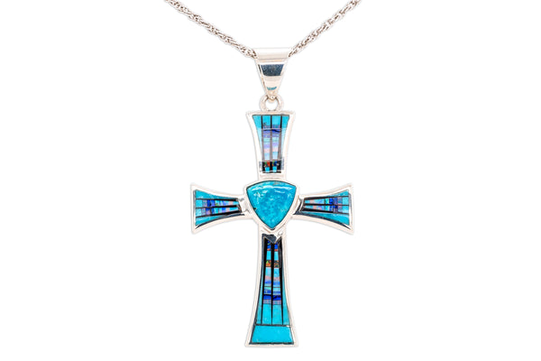 David Rosales Stardust Cross Pendant - Stagecoach Jewelry