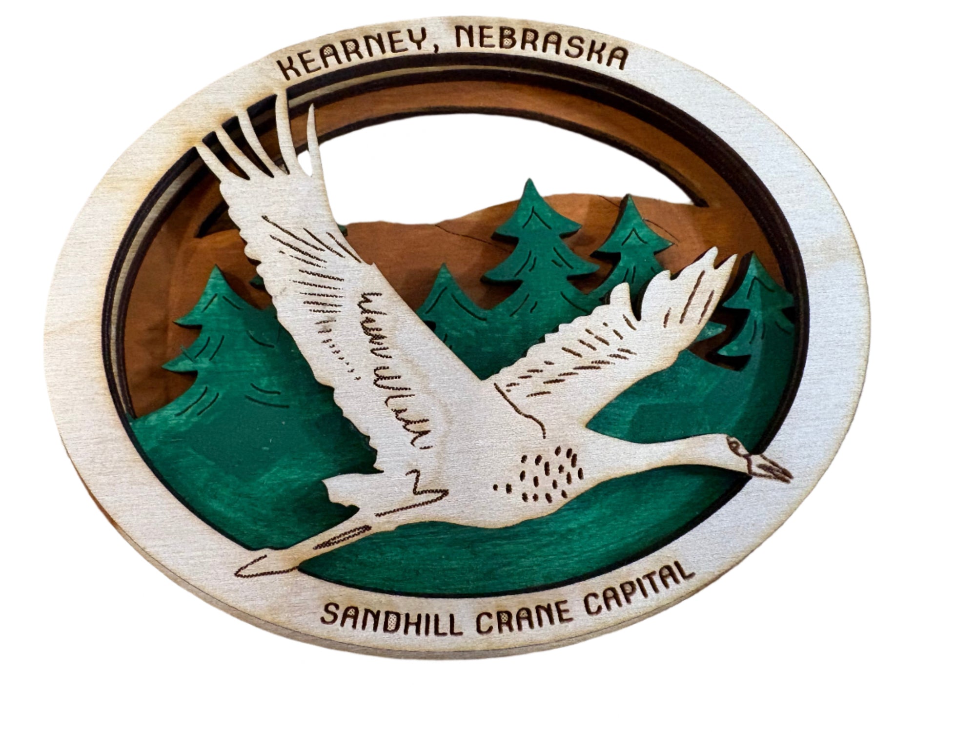 Sandhill Cranes Magnet, Kearney, Nebraska