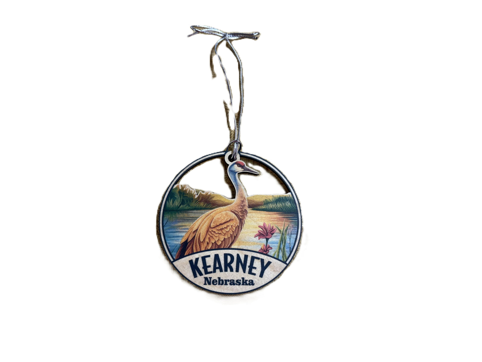 Sandhill Crane Christmas Ornament