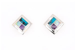 Tiny Shalako Stud Earrings by David Rosales