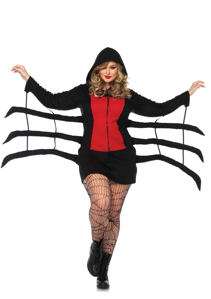 Women's Cozy Black Widow Spider Costume