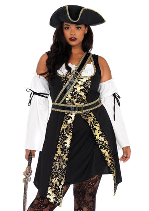 Black Sea Buccaneer Costume - Leg Avenue