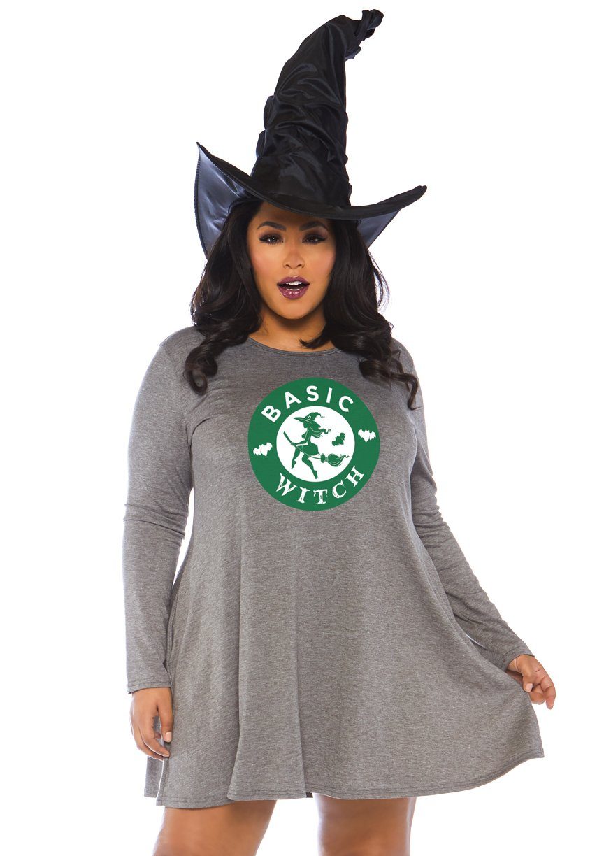 "Basic Witch" Jersey Dress Costume