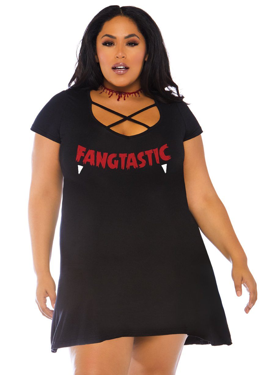 'Fangtastic" Jersey Dress Costume 'Fangtastic" Jersey Dress Costume
