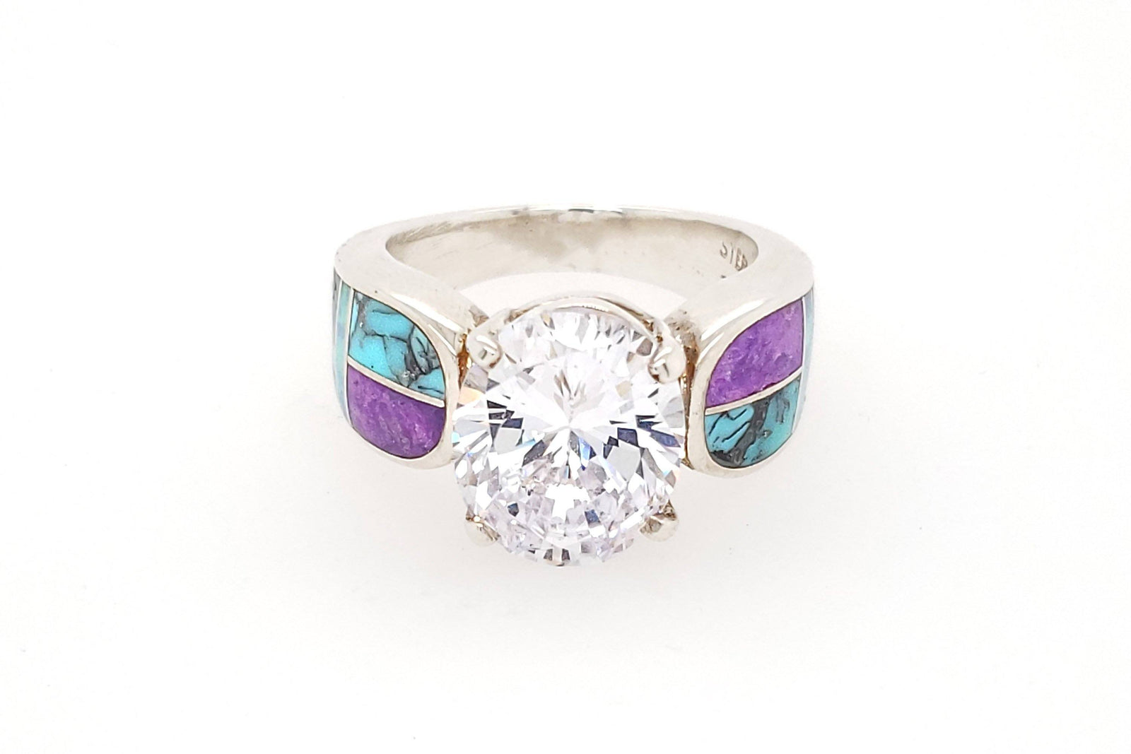 David Rosales Shalako CZ Ring - Front