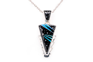 Calvin Begay Jagged Star Pendant