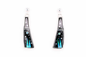 Calvin Begay Versatile Inlaid Earrings