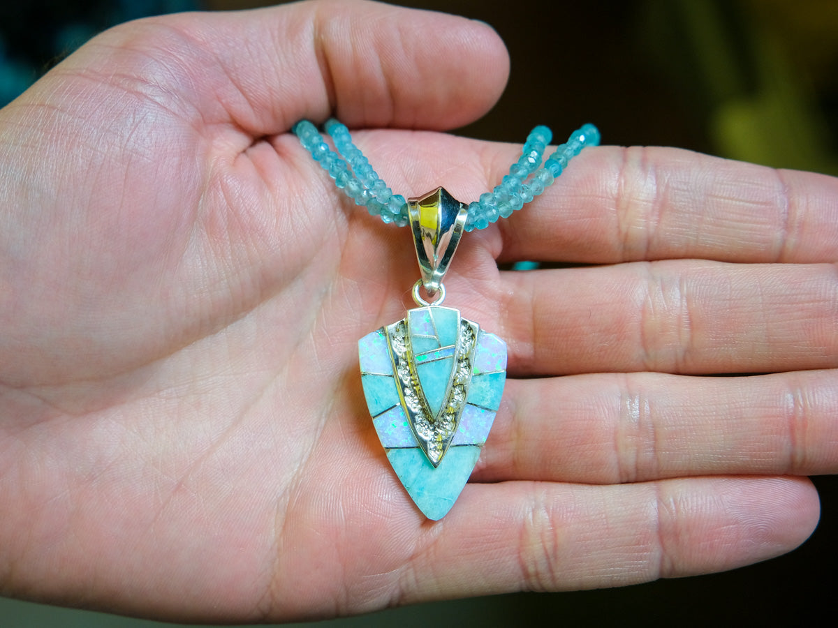 David Rosales Amazing Light Arrowhead Pendant