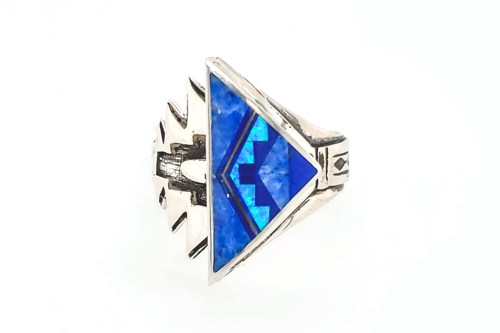David Rosales Blue Sky Arrow Ring - Side