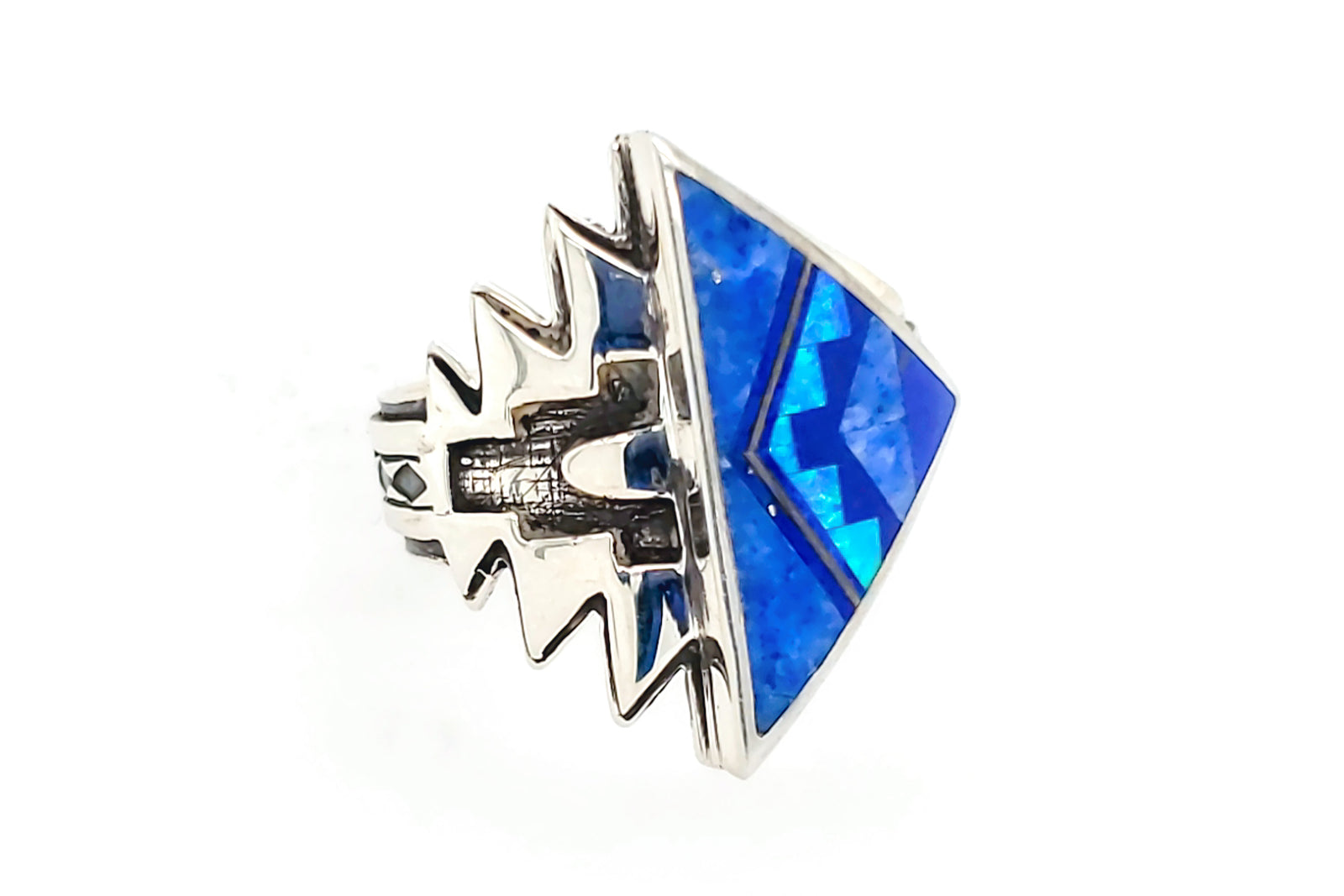 David Rosales Blue Sky Arrow Ring - Side