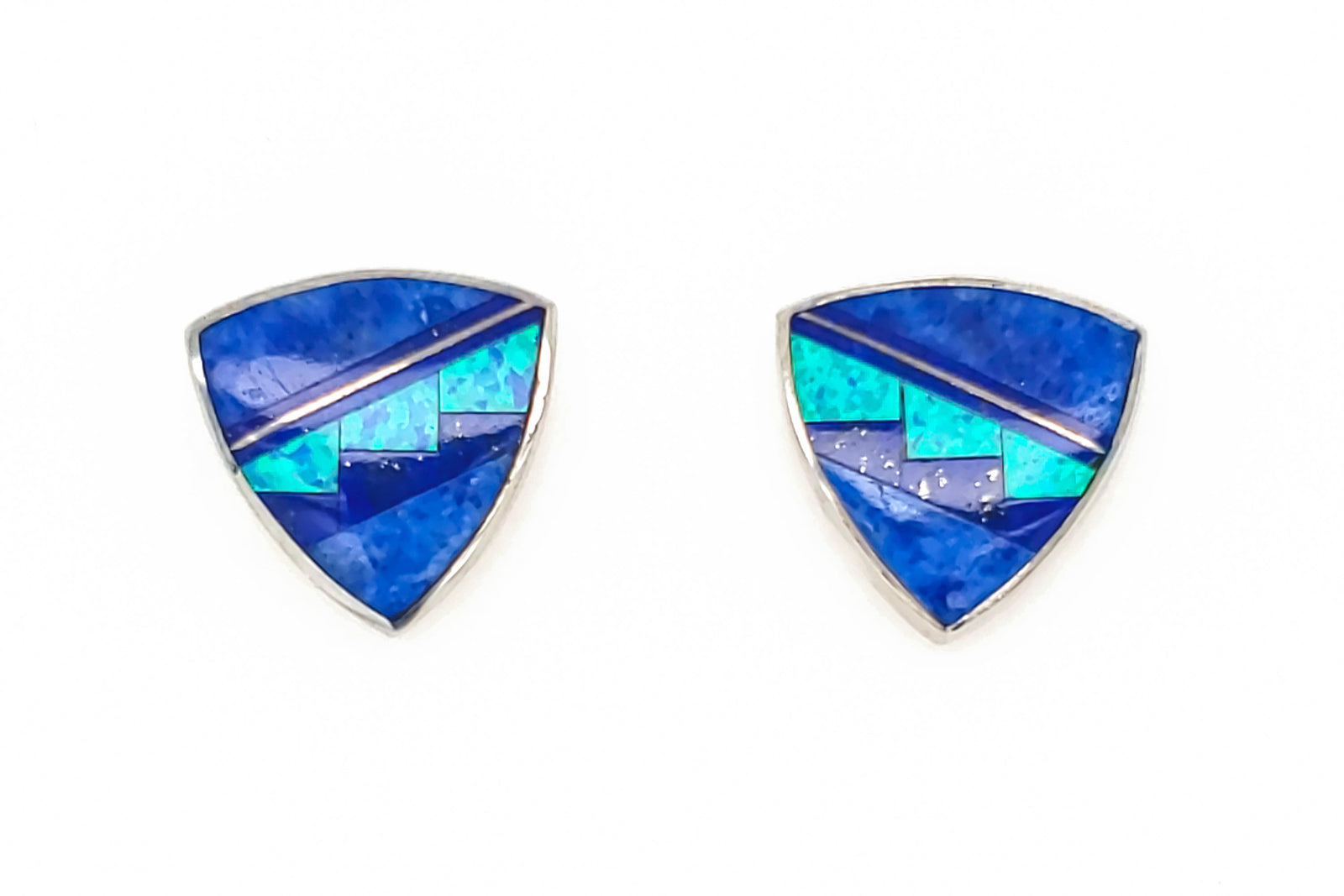 David Rosales Blue Sky Shield Earrings