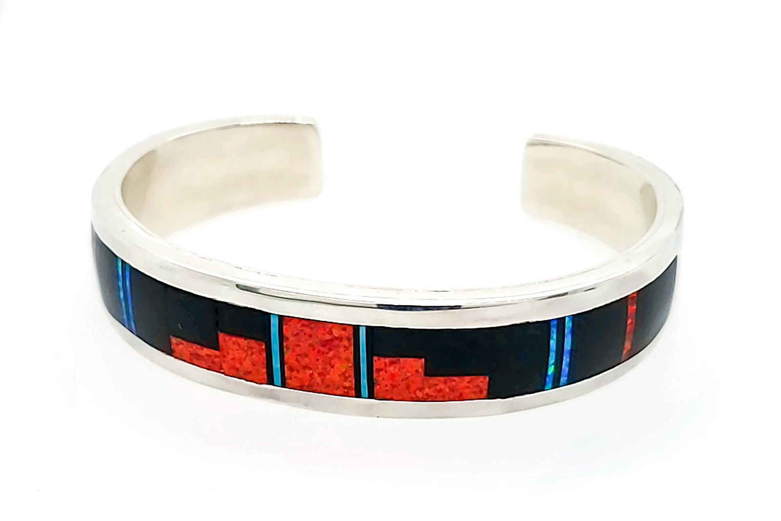 David Rosales Bordered Red Moon Bracelet - Front