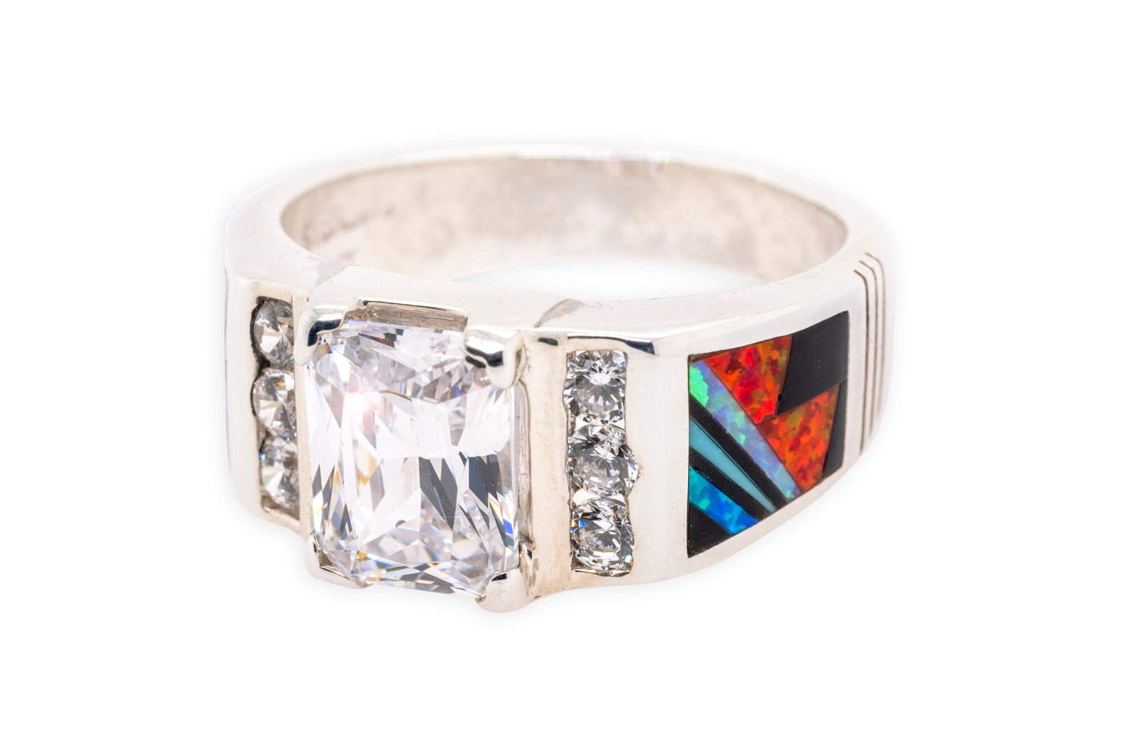 David Rosales Brilliant CZ Ring - Side