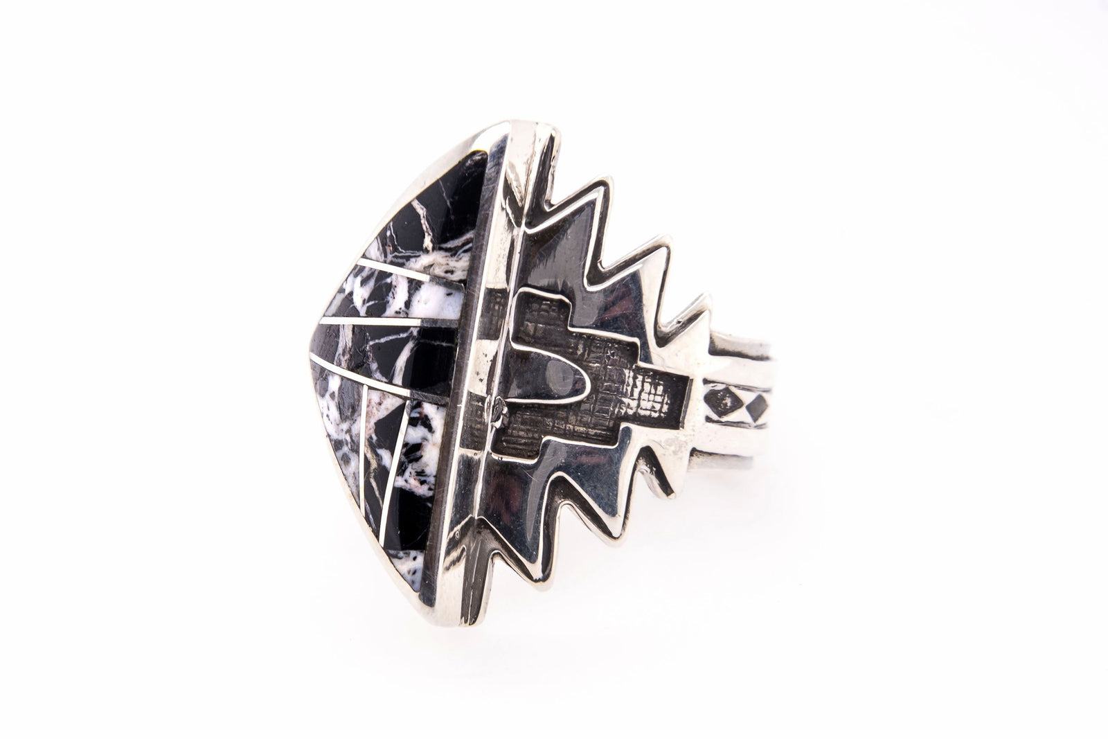 David Rosales White Buffalo Arrow Ring - Side