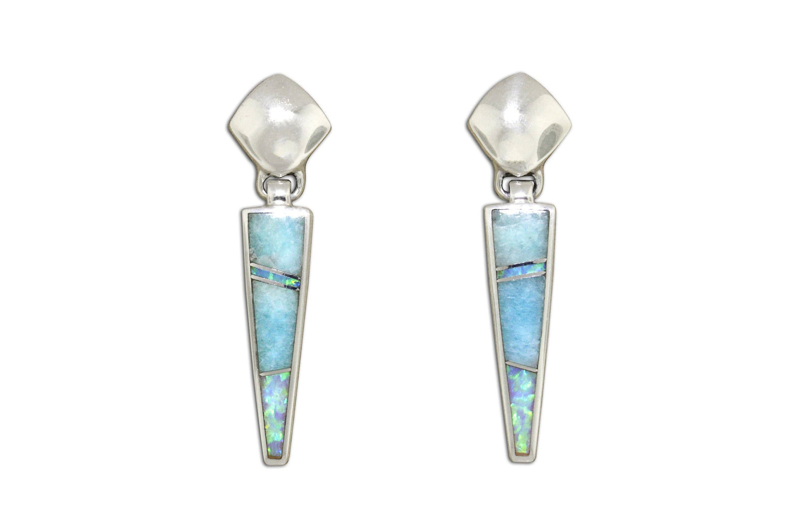 Native American Jewelry - David Rosales Amazing Light Earrings