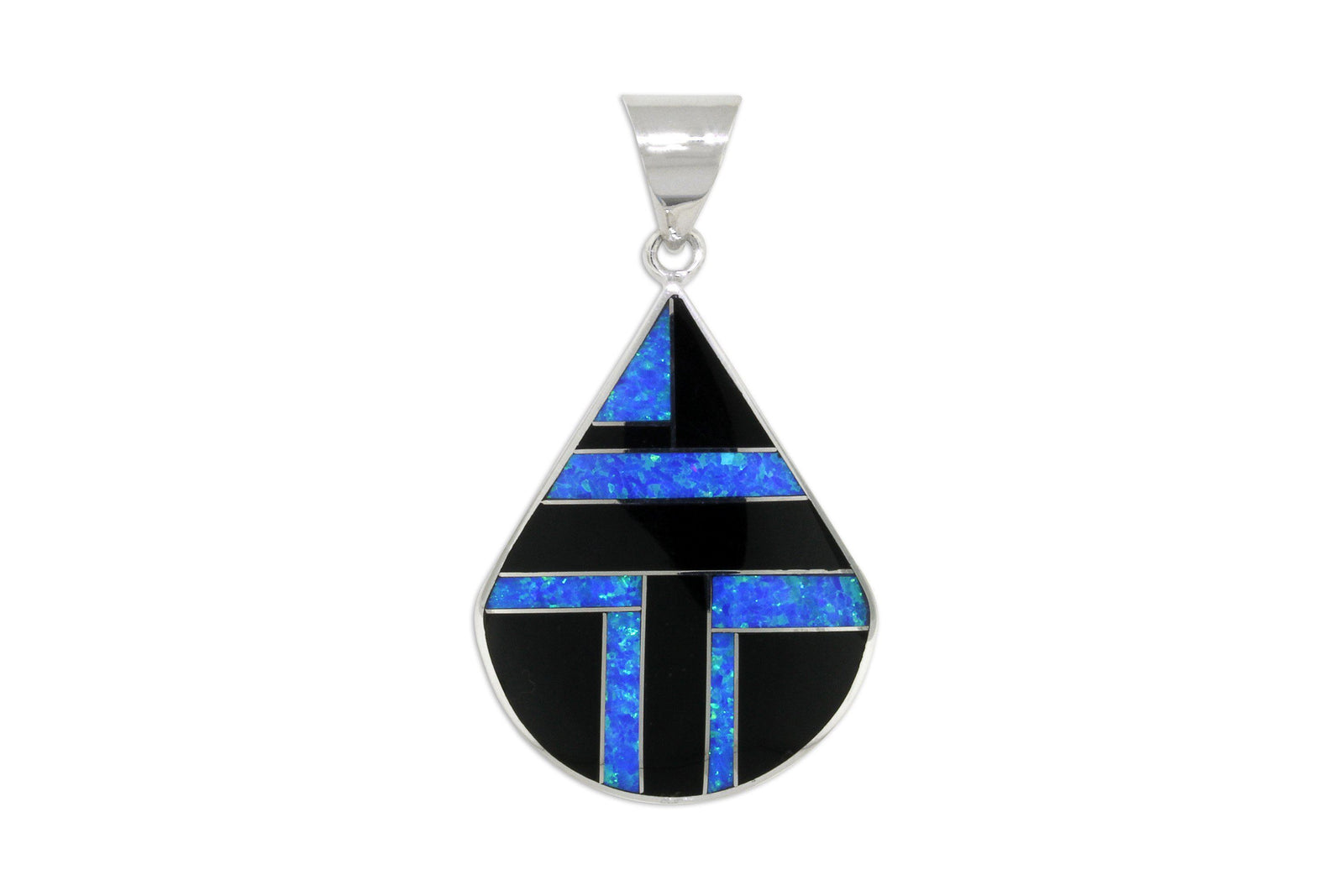 David Rosales Black Beauty Pendant - Native American Jewelry