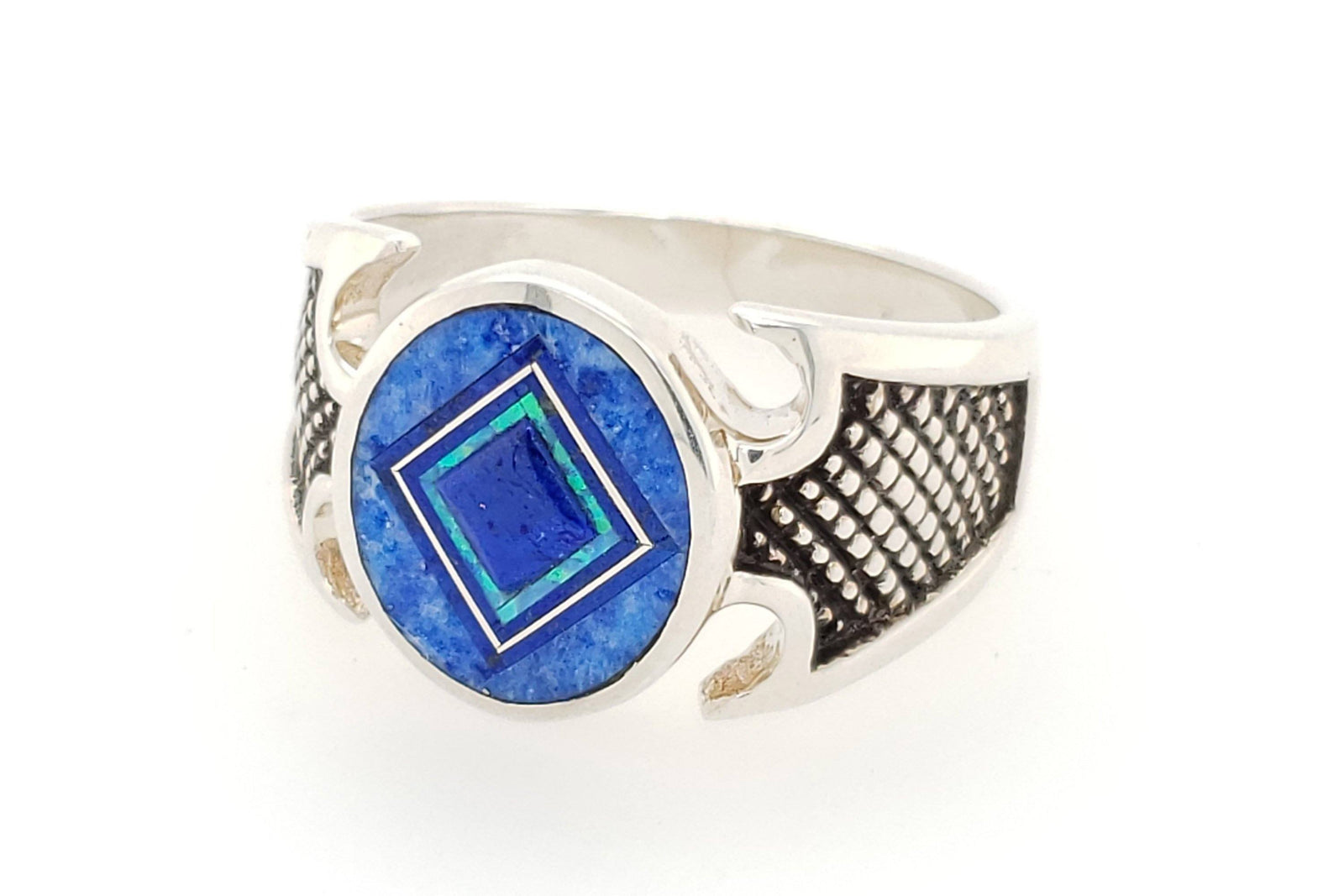 David Rosales Blue Sky Man's Ring - Side