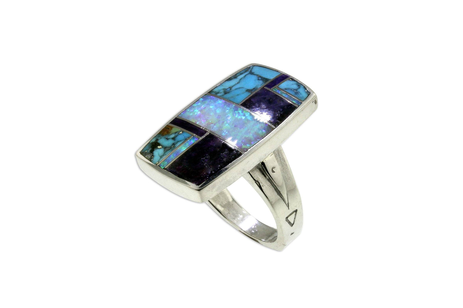 David Rosales Shalako Ring - Native American Turquoise Jewelry