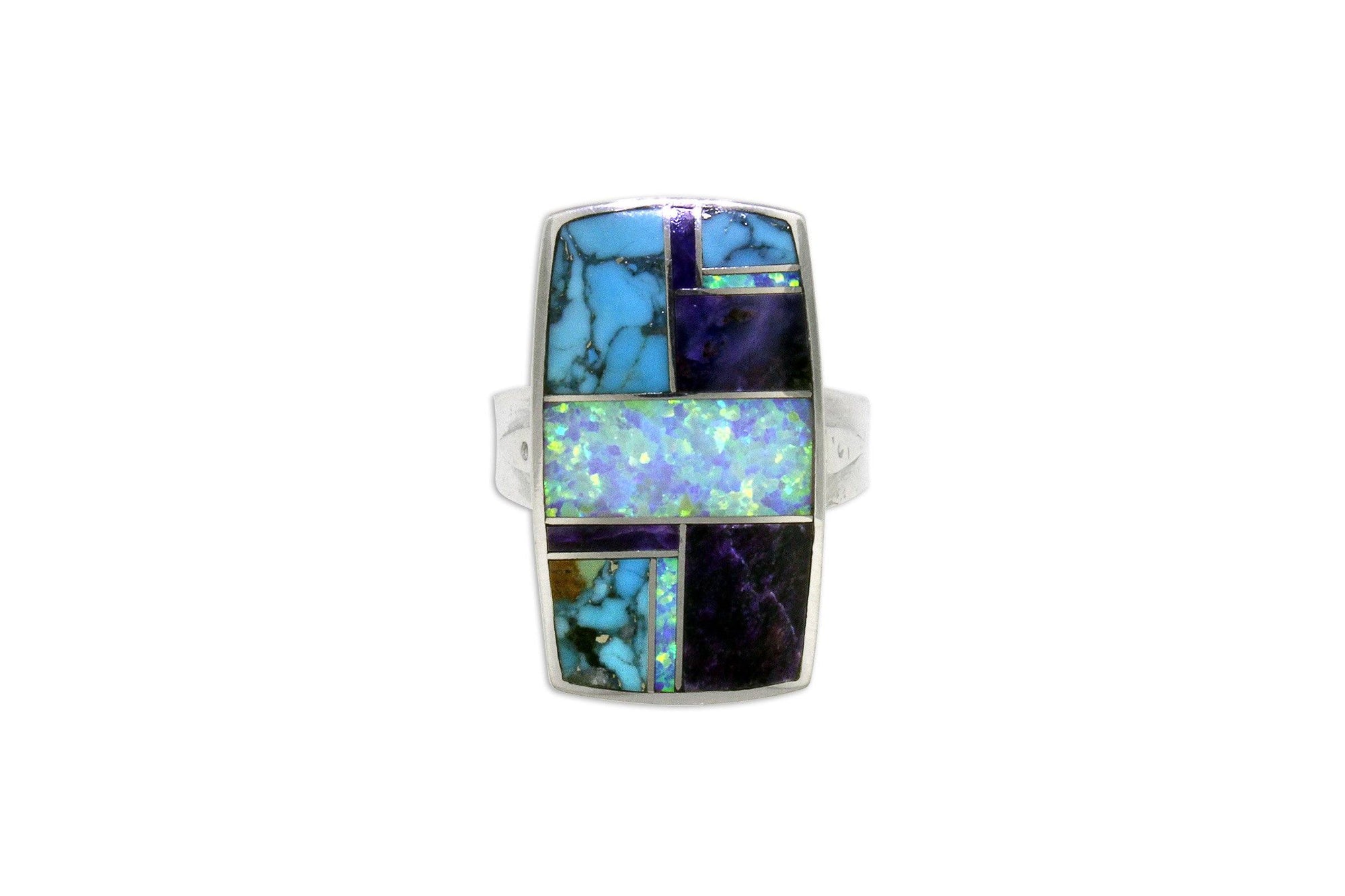 David Rosales Shalako Ring - Native American Turquoise Jewelry