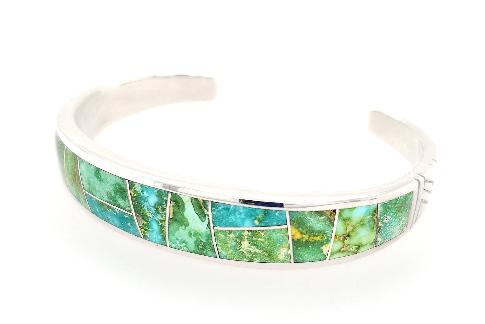 David Rosales Sonoran Gold Men's Turquoise Bracelet - Front