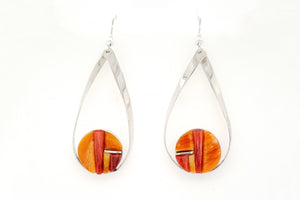 David Rosales Spiny Oyster Shell Earrings