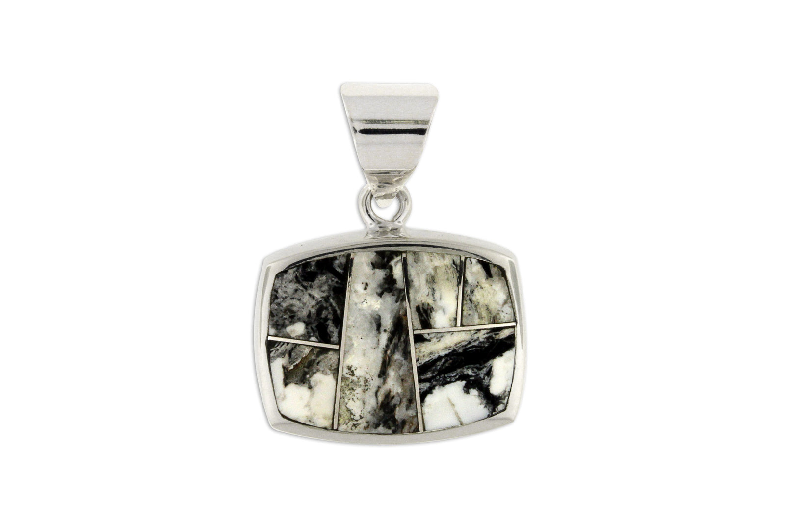 Native American Jewelry - David Rosales White Buffalo Pendant