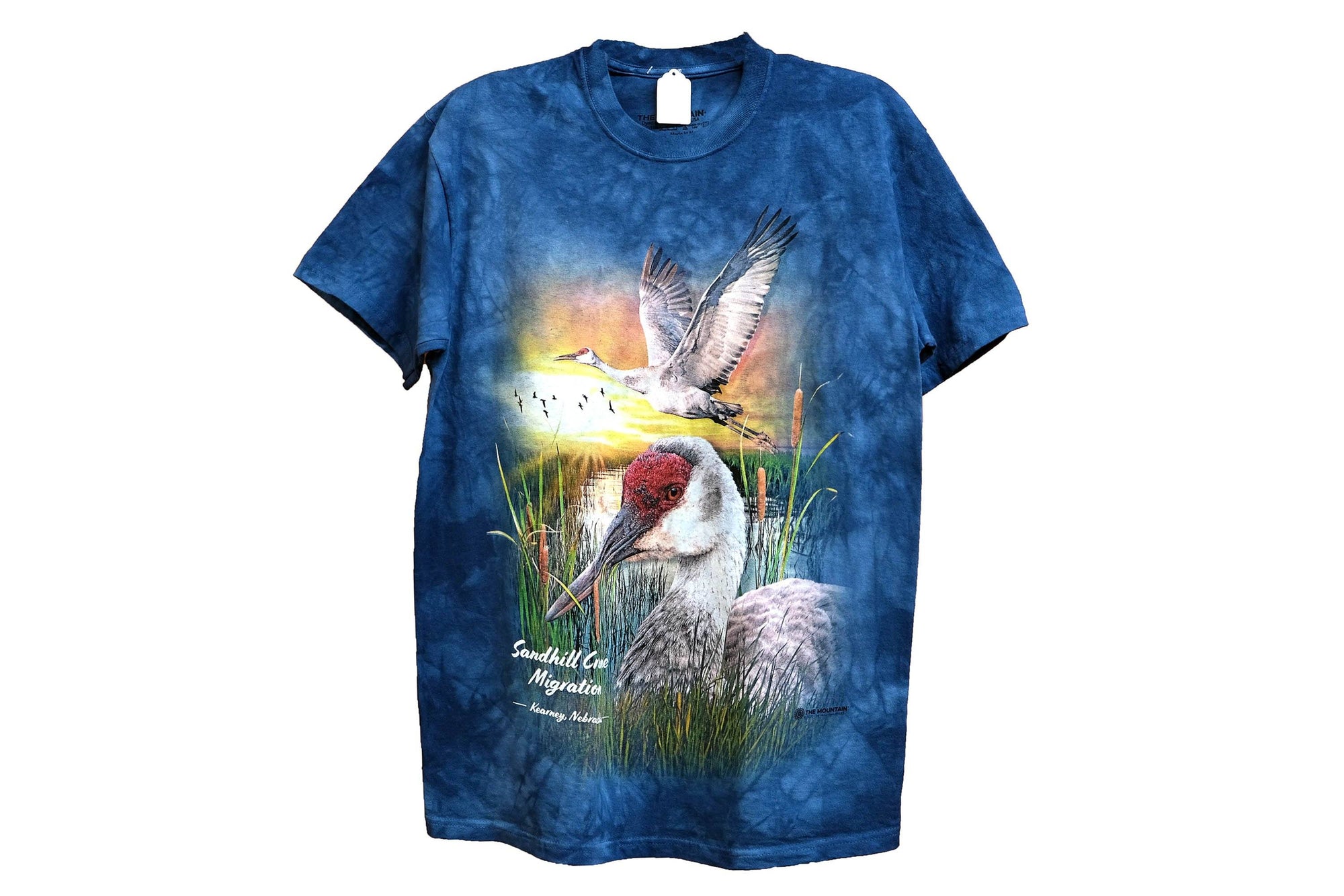 Colorful Sandhill Crane T-Shirt - Kearney, NE