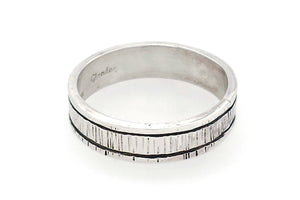 Textured Band Ring by Gary Glandon