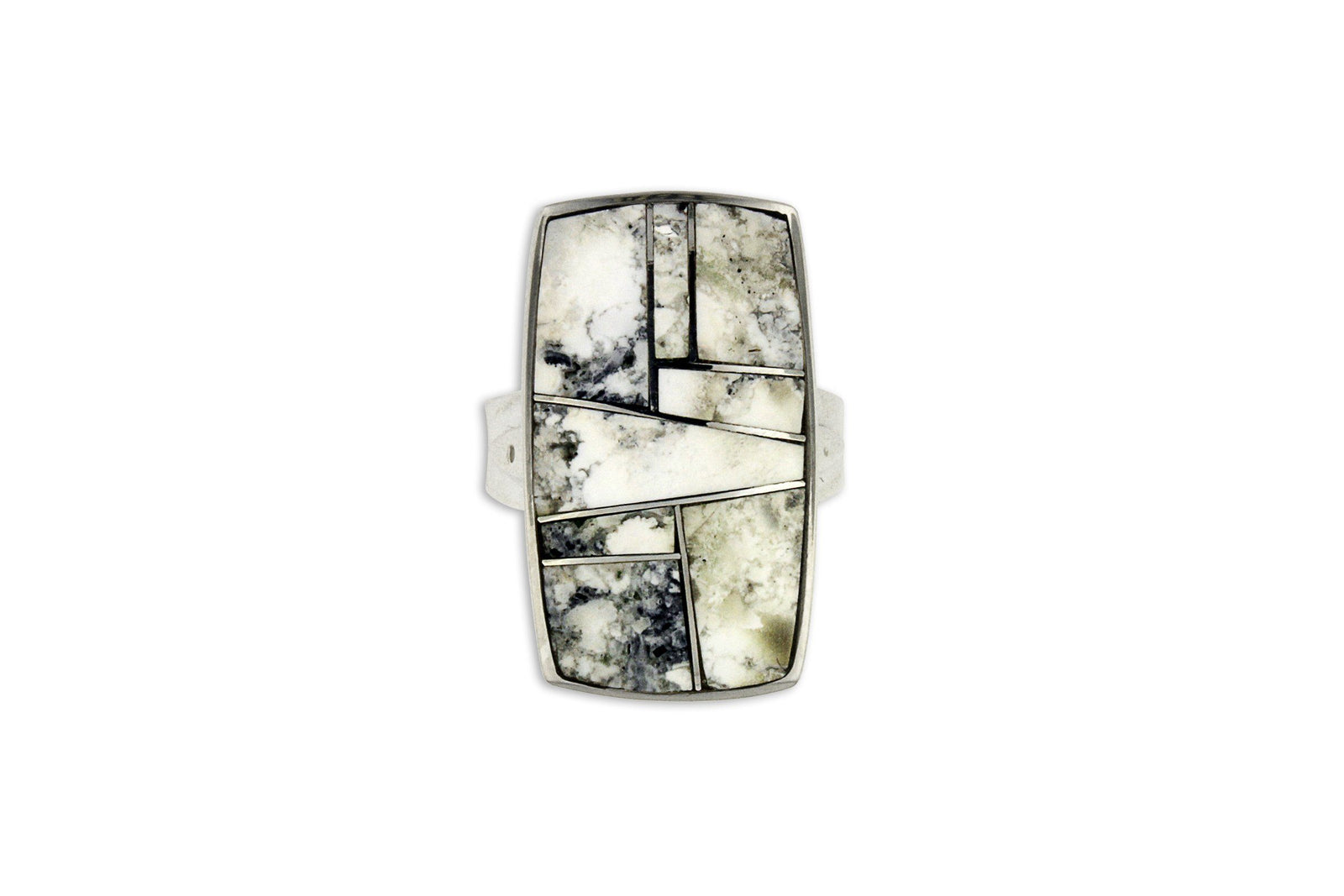 David Rosales White Buffalo Ring - Native American Jewelry