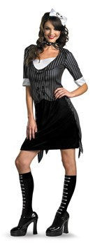 Costume - Adult Sassy Jack Skellington Costume From "The Nightmare Before Christmas"