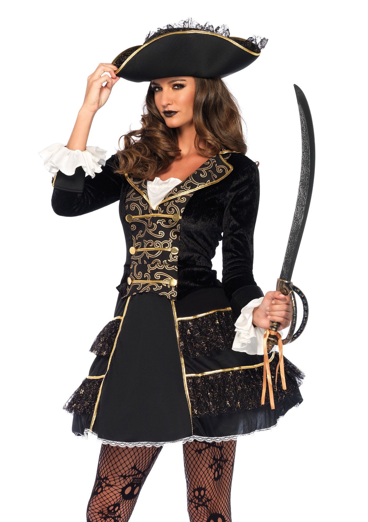 High Seas Pirate Captain Costume - Stagecoach Jewelry