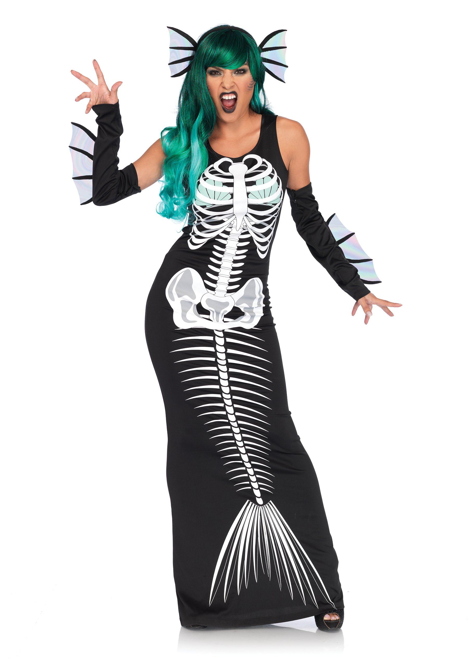 Skeleton Siren Costume