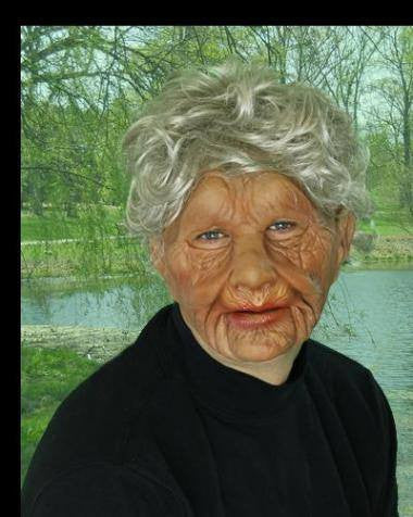 Super Soft Old Woman Mask - Stagecoach Jewelry