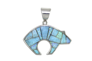 Native American Jewelry - Amazing Light Bear Pendant