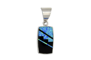 Native American Jewelry - Black Beauty Pendant by David Rosales