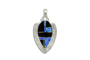 Native American Jewelry - David Rosales Black Beauty Pendant