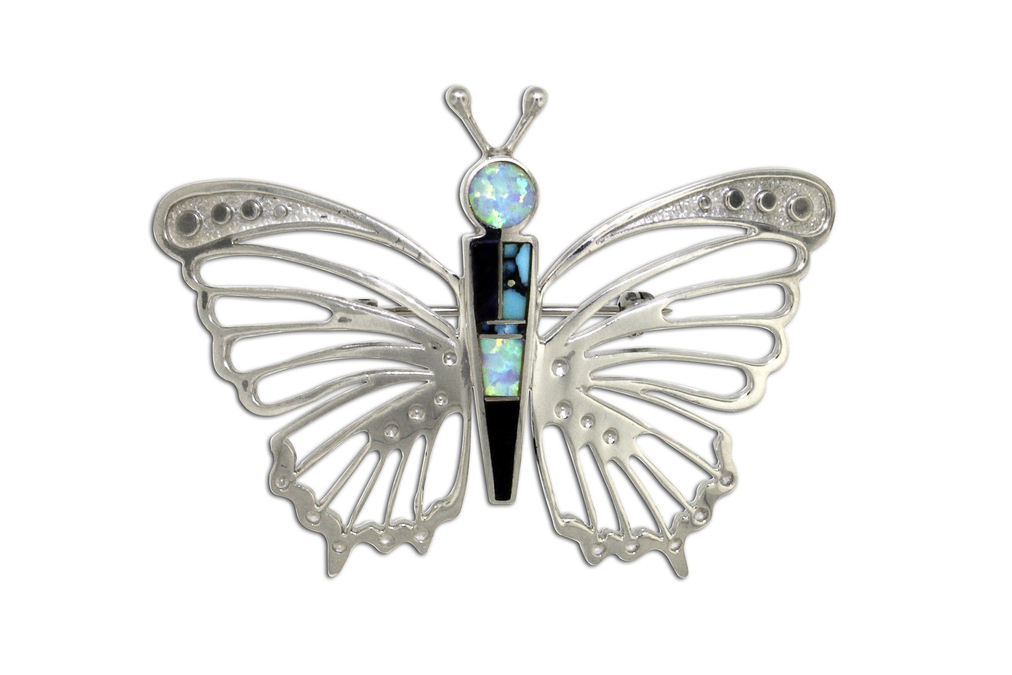 Native American Jewelry - David Rosales Butterfly Pendant