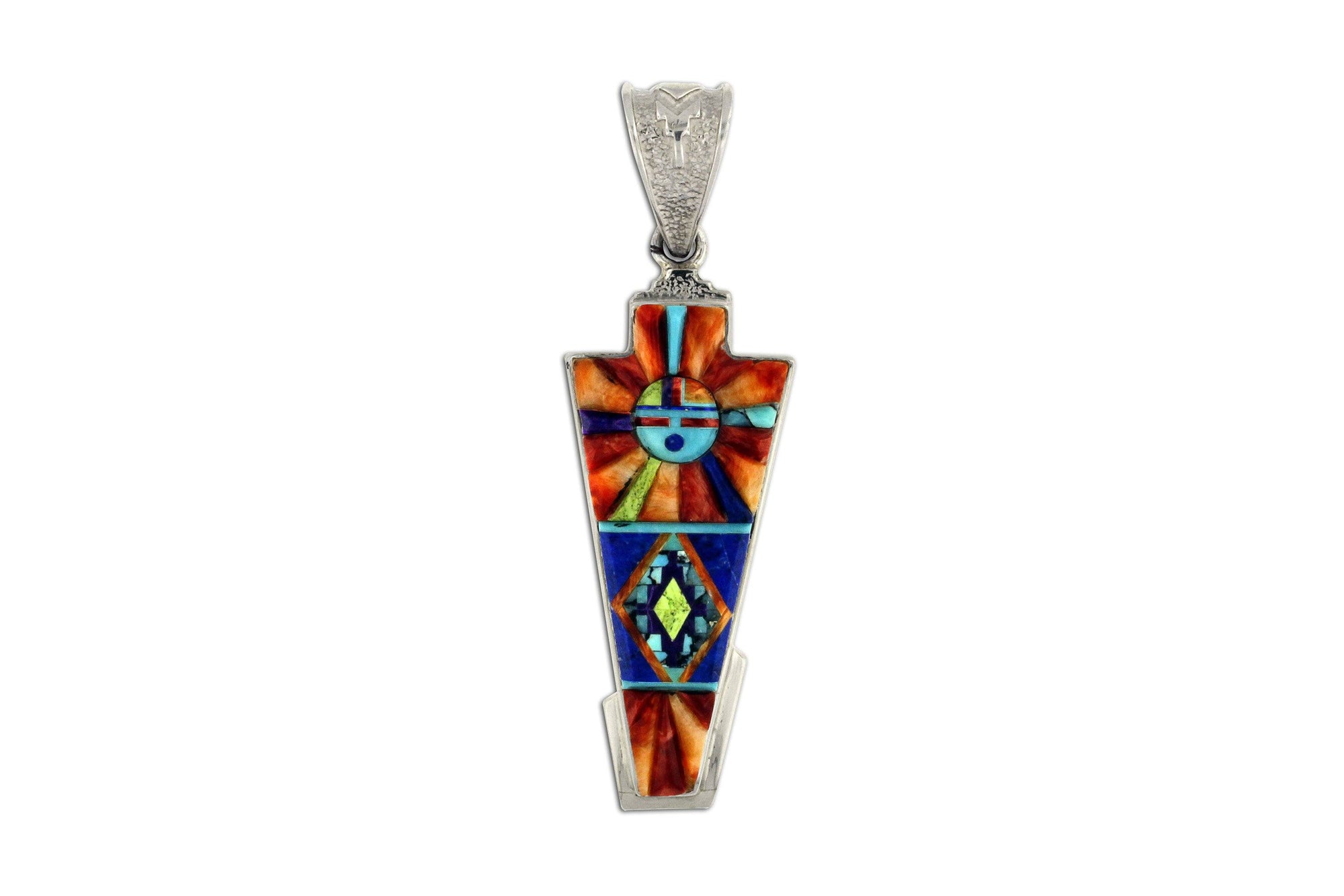 Native American Jewelry - David Rosales God's Eye Pendant